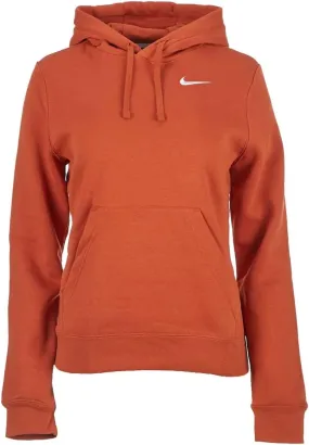 Nike Desert Orange Women's Fleece Hoodie Large