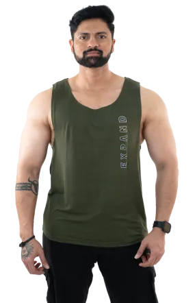 NoVa Olive Green Solid Vest