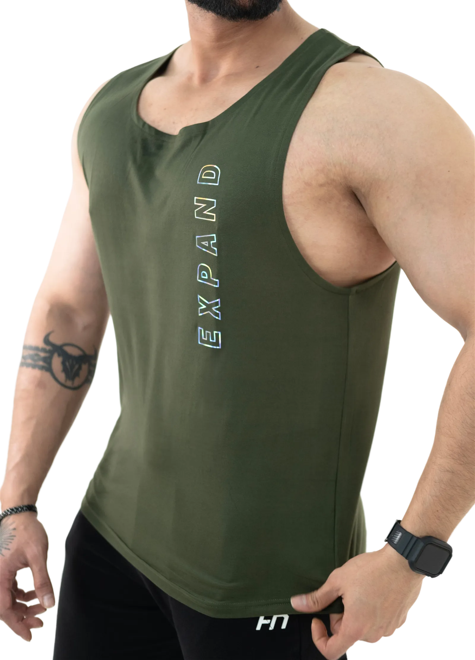 NoVa Olive Green Solid Vest