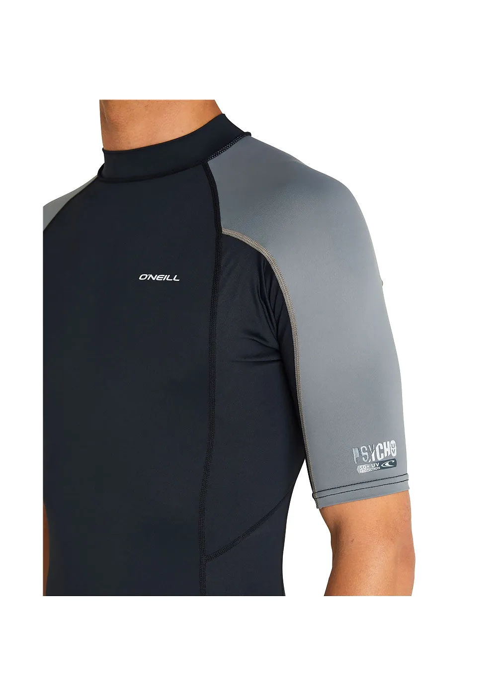 ONeill Mens Psycho UV SS Rash Vest