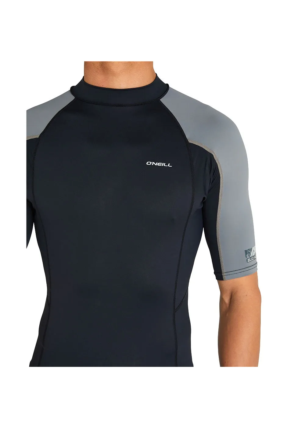 ONeill Mens Psycho UV SS Rash Vest