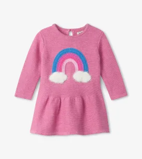 Over The Rainbow Sweater Baby Girls Dress | Hatley