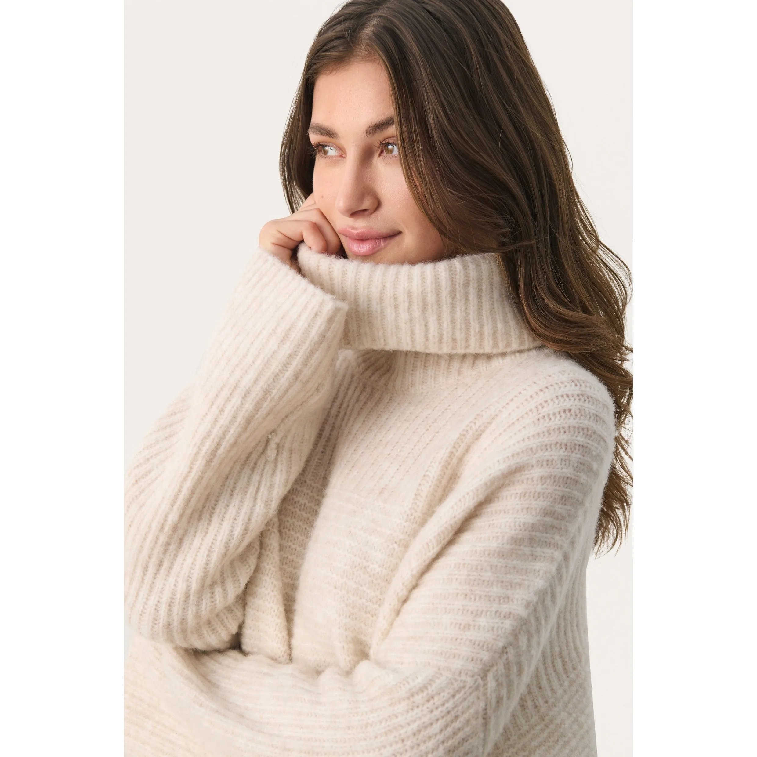 Part Two ToccasPW Jumper in Birch Melange 30309171