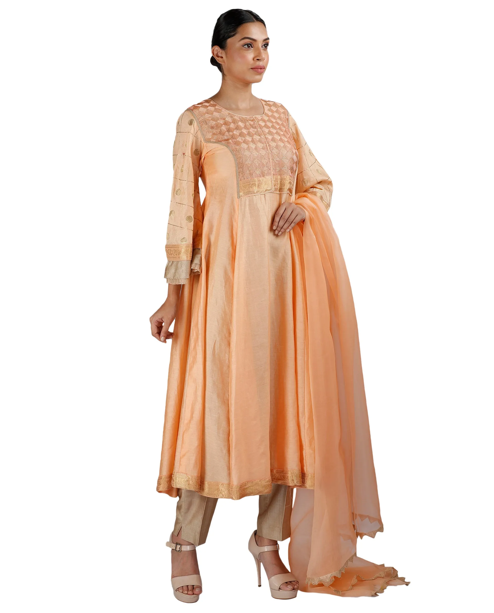 Peach Salwar