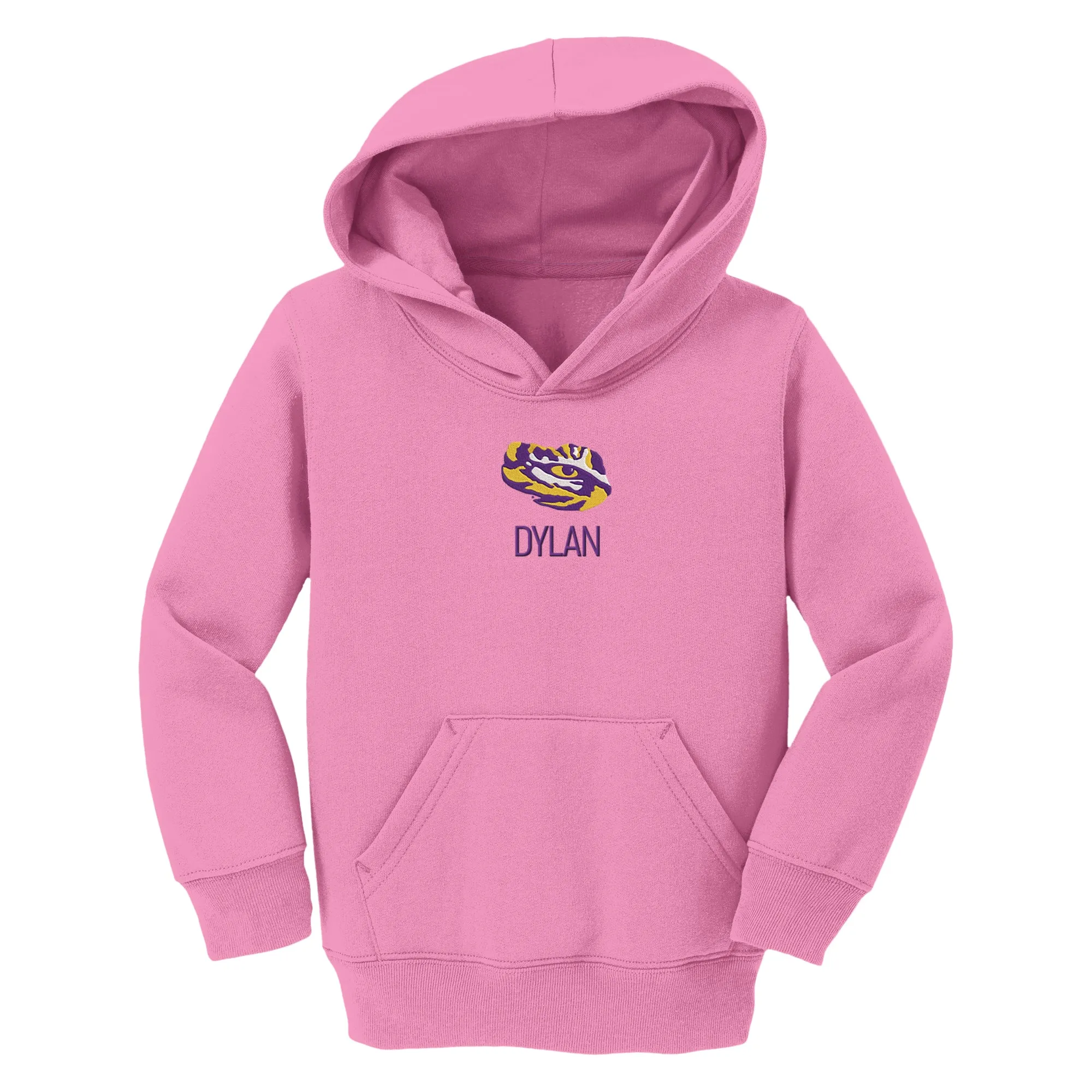 Personalized LSU Tigers Eye Toddler Pullover Sweatshirt