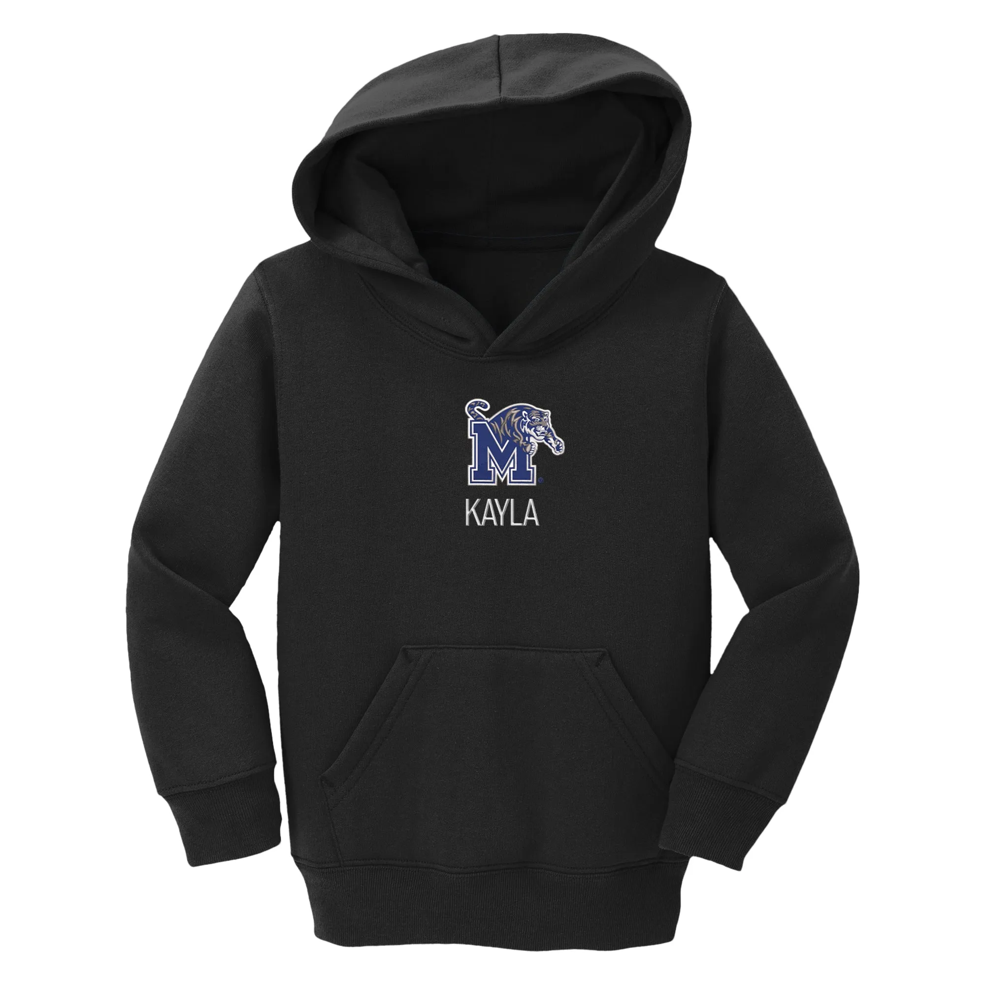 Personalized Memphis Tigers Toddler Pullover Sweatshirt