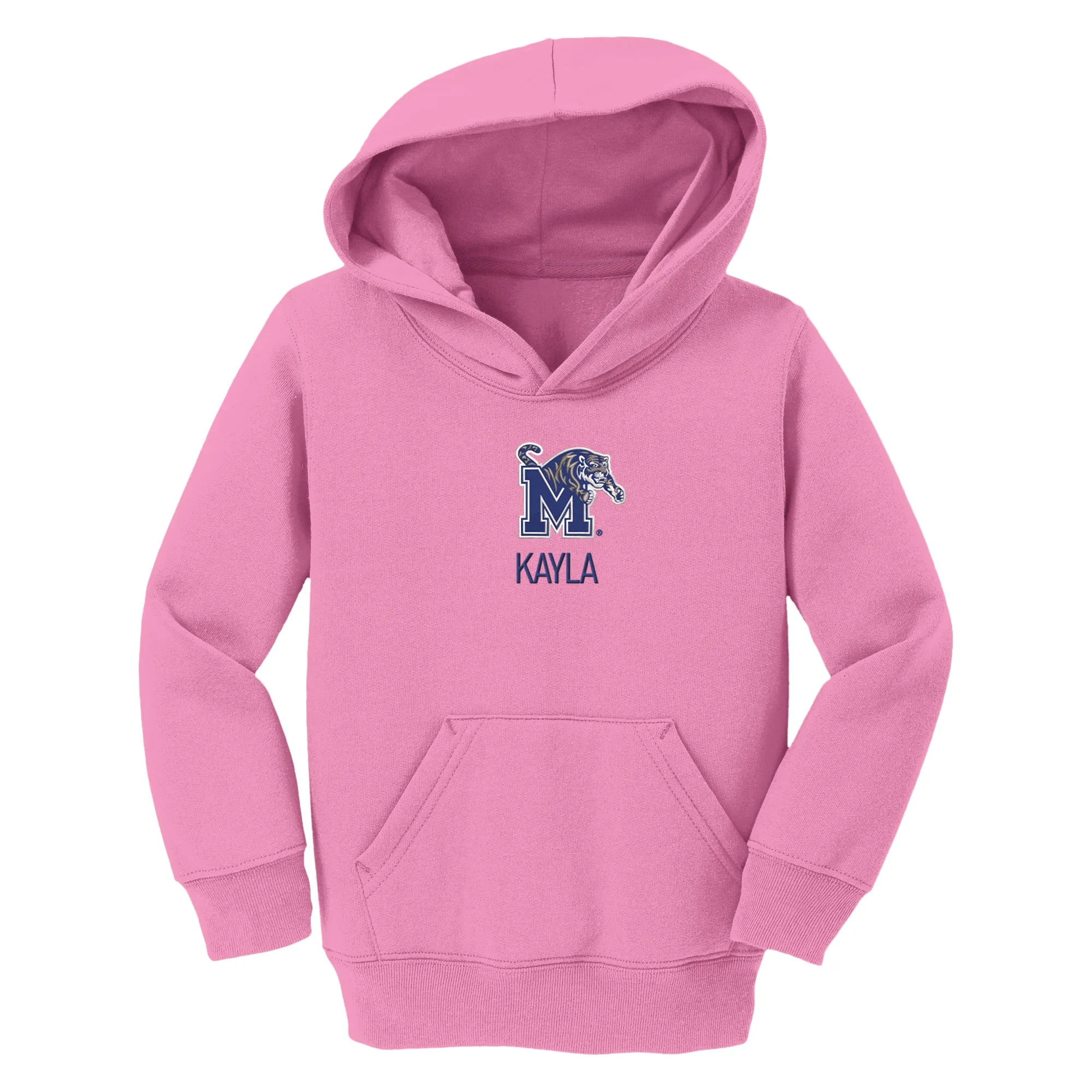 Personalized Memphis Tigers Toddler Pullover Sweatshirt