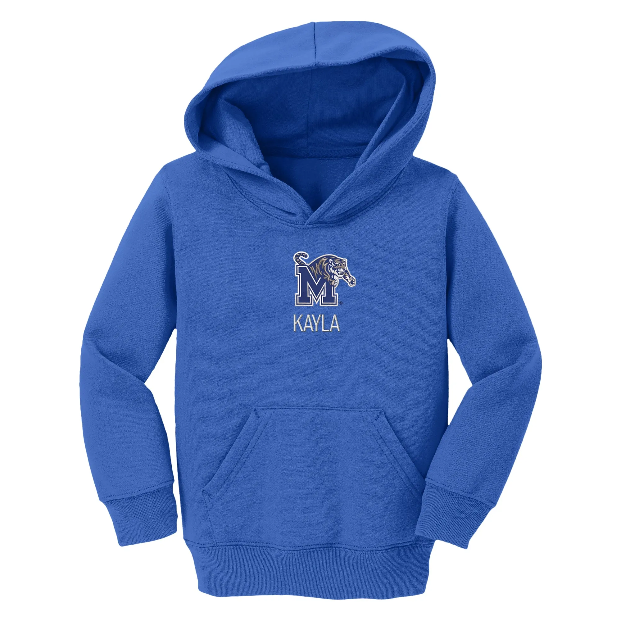 Personalized Memphis Tigers Toddler Pullover Sweatshirt