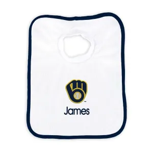 Personalized Milwaukee Brewers Pullover Bib