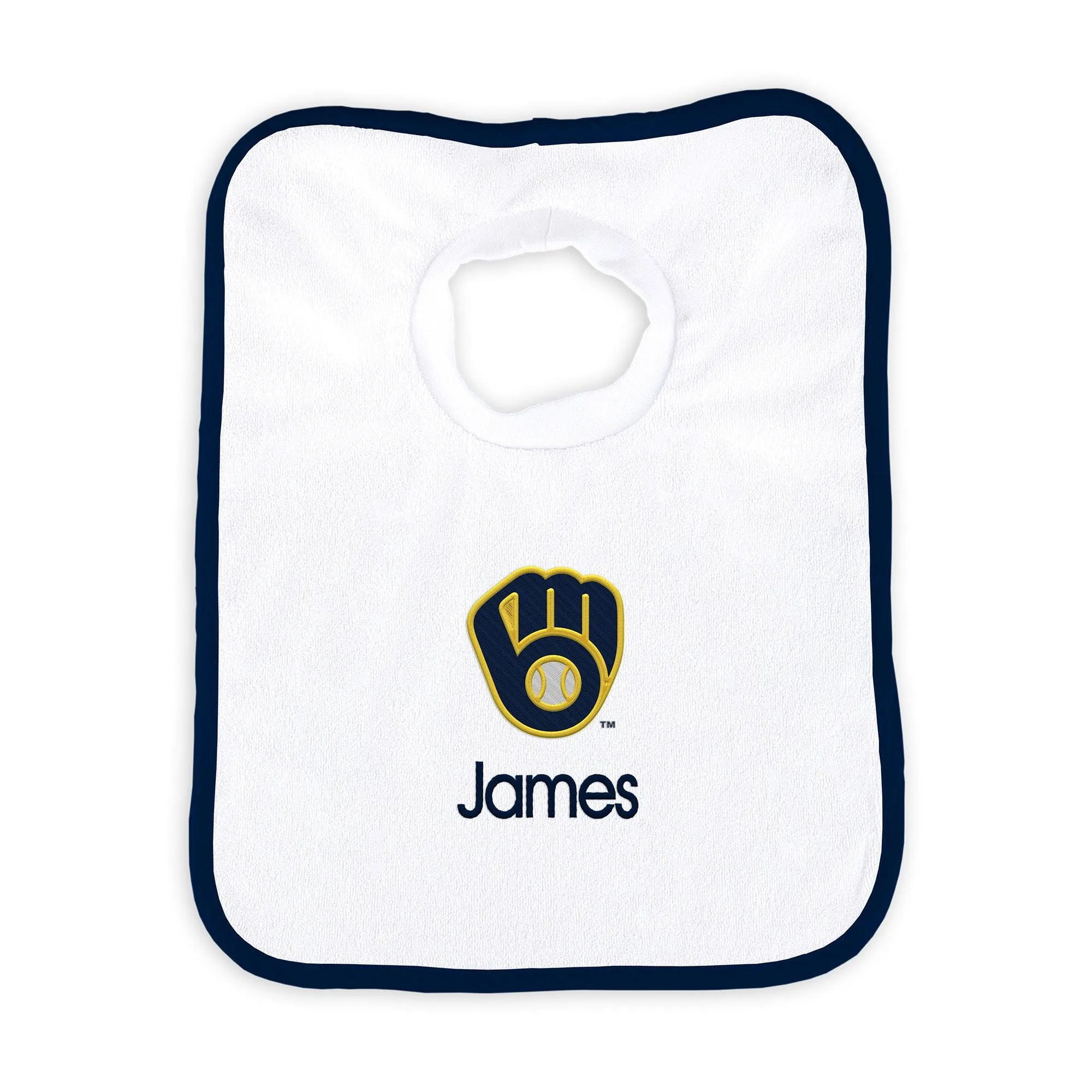 Personalized Milwaukee Brewers Pullover Bib