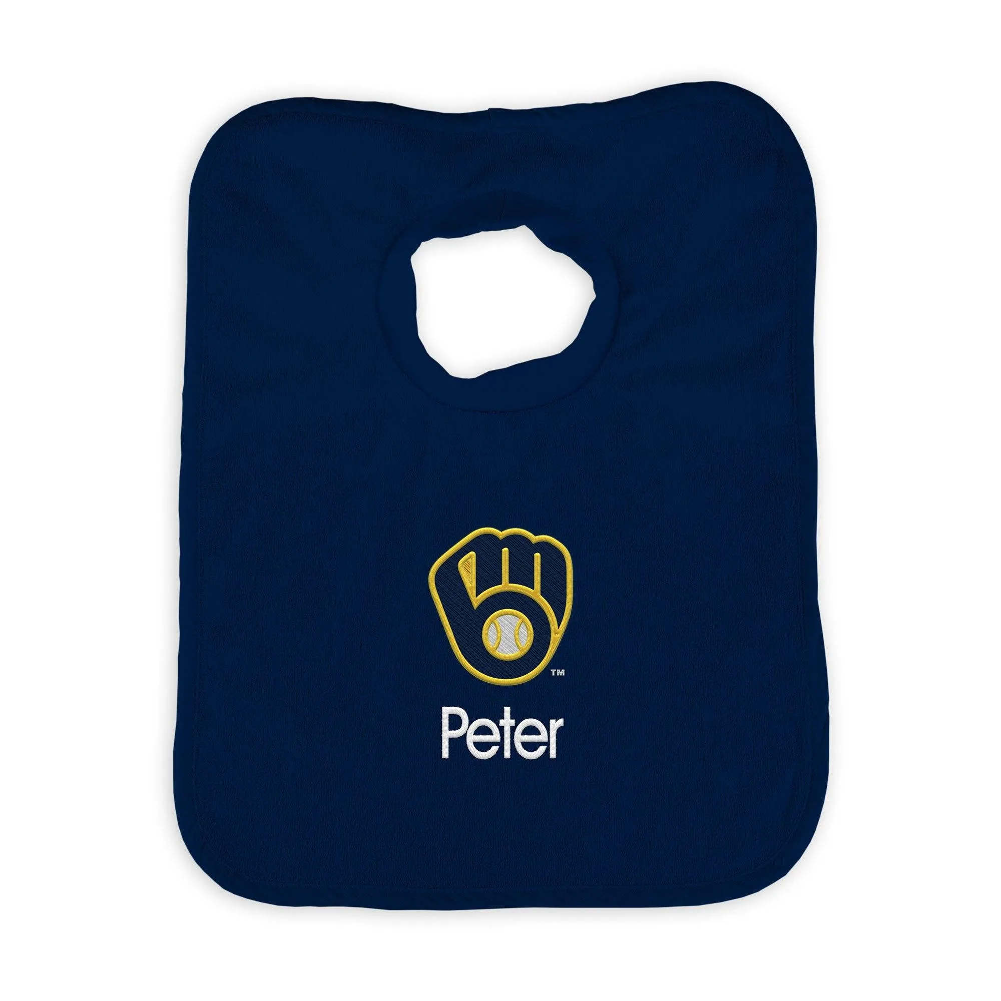 Personalized Milwaukee Brewers Pullover Bib