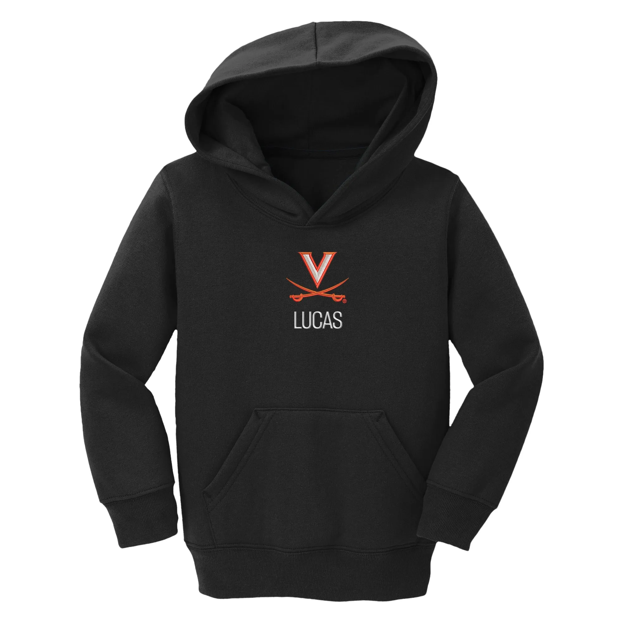 Personalized Virginia Cavaliers Toddler Pullover Sweatshirt