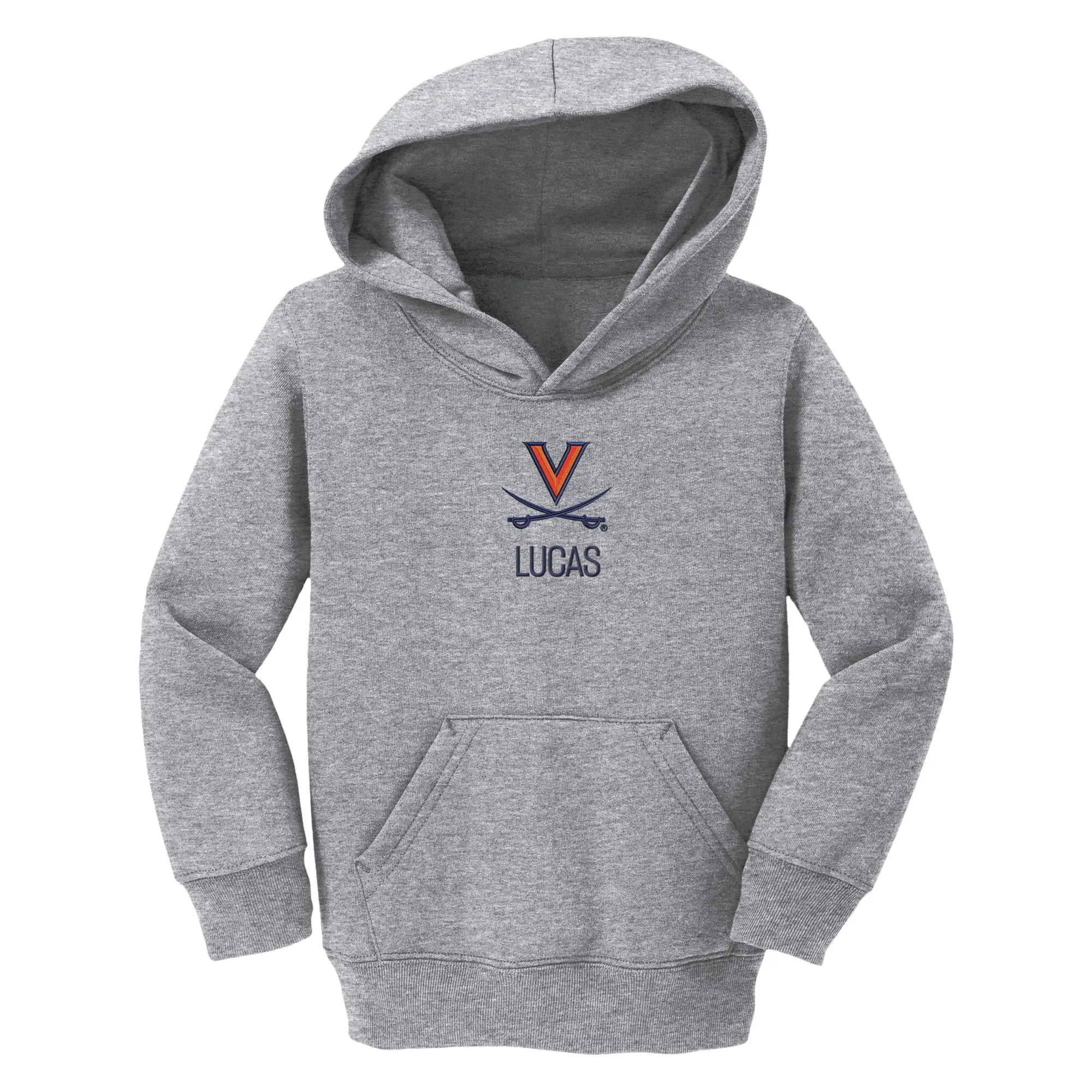 Personalized Virginia Cavaliers Toddler Pullover Sweatshirt