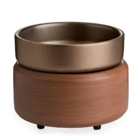 Pewter Walnut 2-in-1 Fragrance Warmer CWDPWN