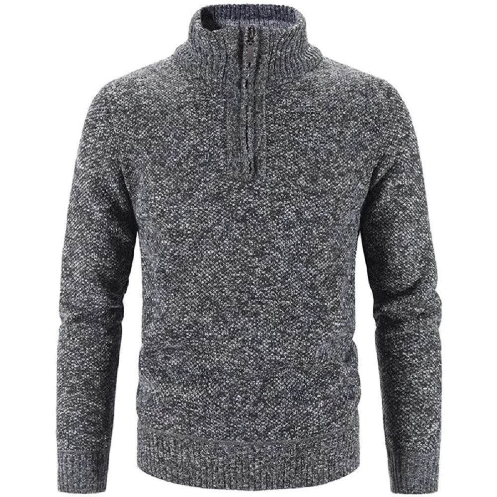 Pologize™ Warm Fleece Half Zipper Turtleneck