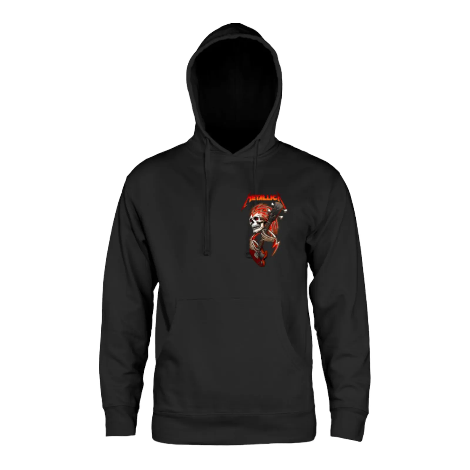 Powell Peralta Metallica Collab Hooded Sweatshirt Mid Weight Black