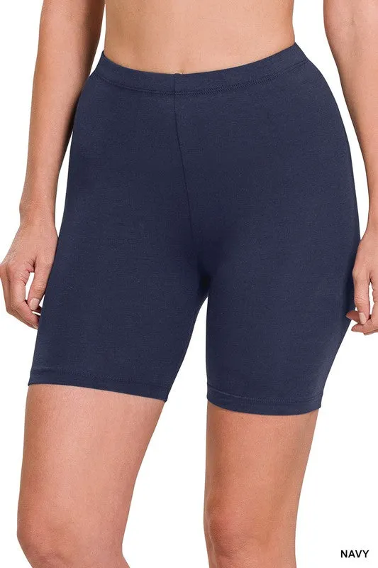 Premium Cotton Biker Shorts