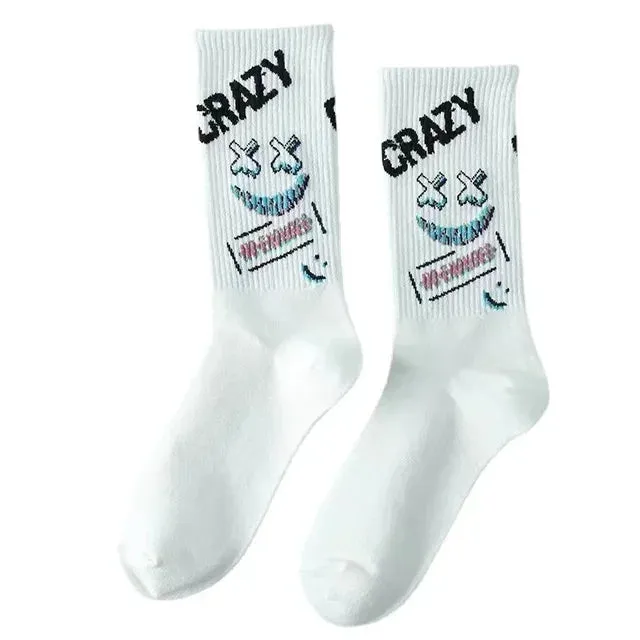 Punk Style Cotton Hip-Hop Socks