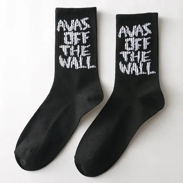 Punk Style Cotton Hip-Hop Socks