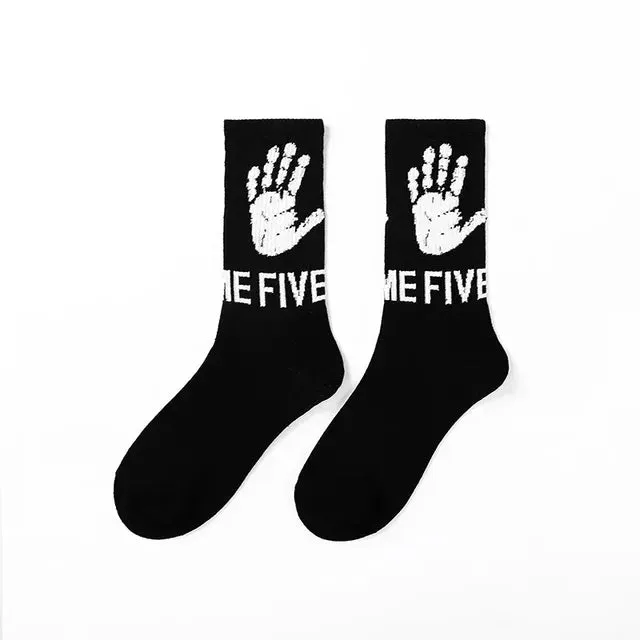 Punk Style Cotton Hip-Hop Socks