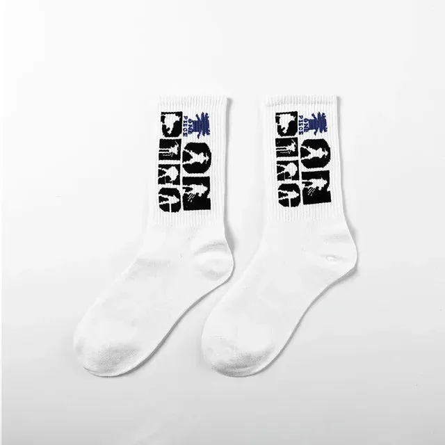 Punk Style Cotton Hip-Hop Socks