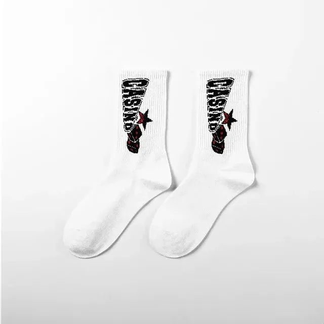 Punk Style Cotton Hip-Hop Socks