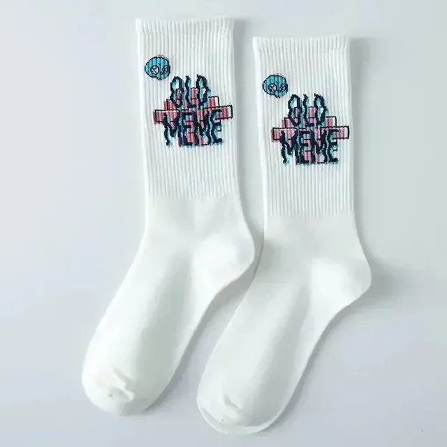 Punk Style Cotton Hip-Hop Socks