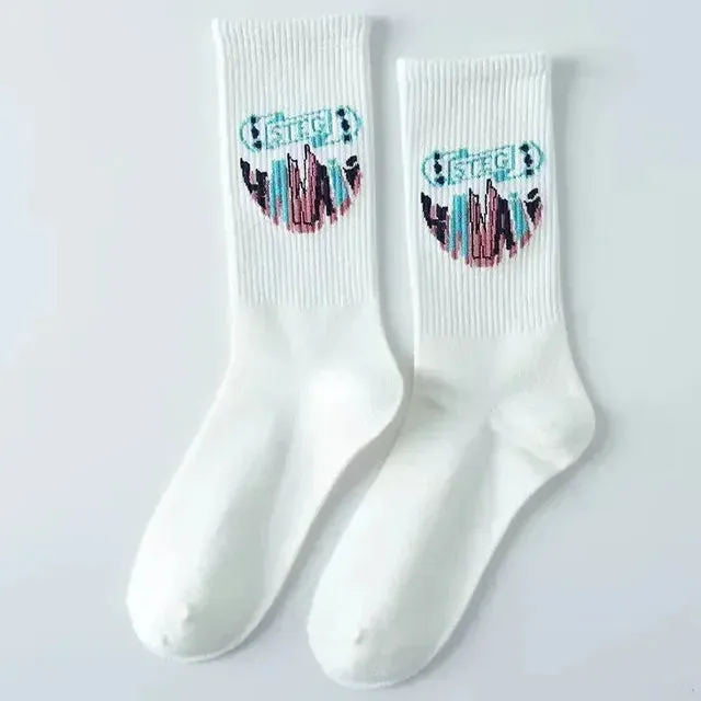 Punk Style Cotton Hip-Hop Socks