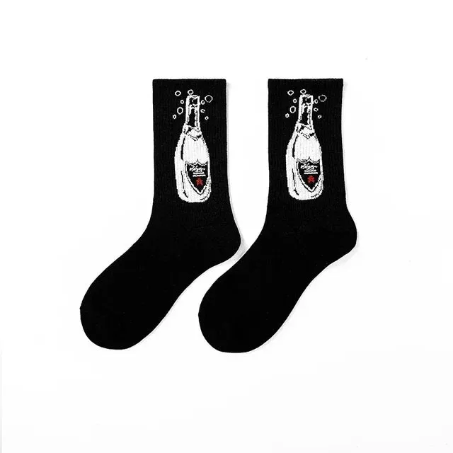 Punk Style Cotton Hip-Hop Socks