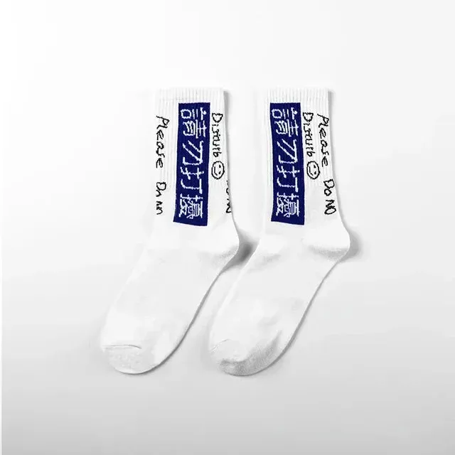 Punk Style Cotton Hip-Hop Socks