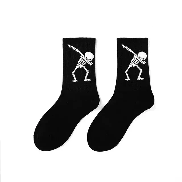 Punk Style Cotton Hip-Hop Socks