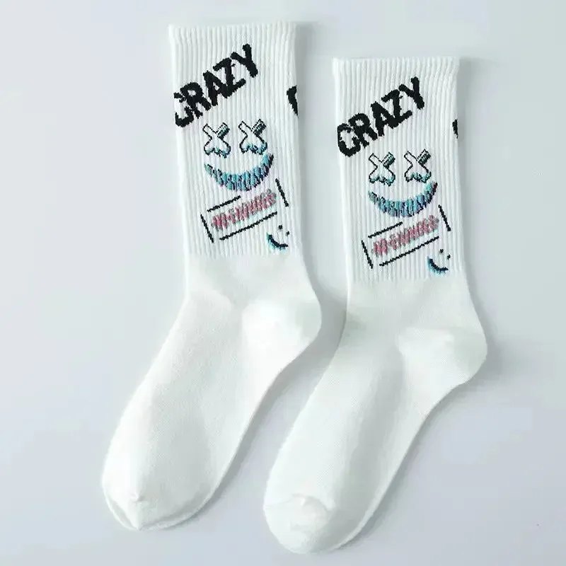 Punk Style Cotton Hip-Hop Socks