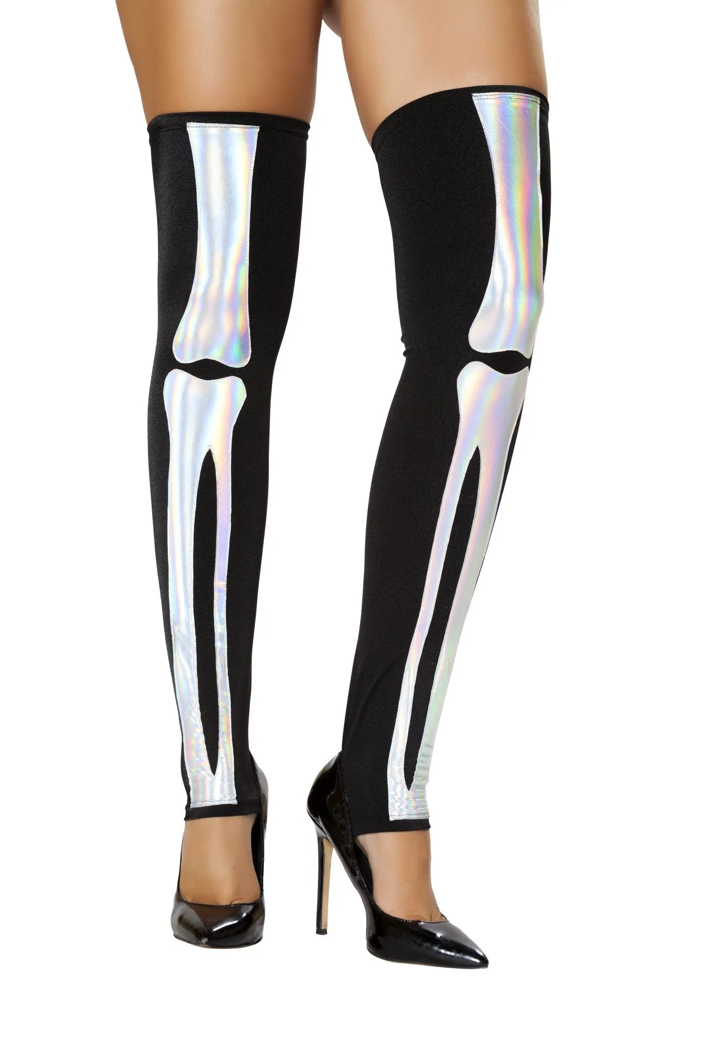 Roma Skeleton Leggings  - Costume Accessory