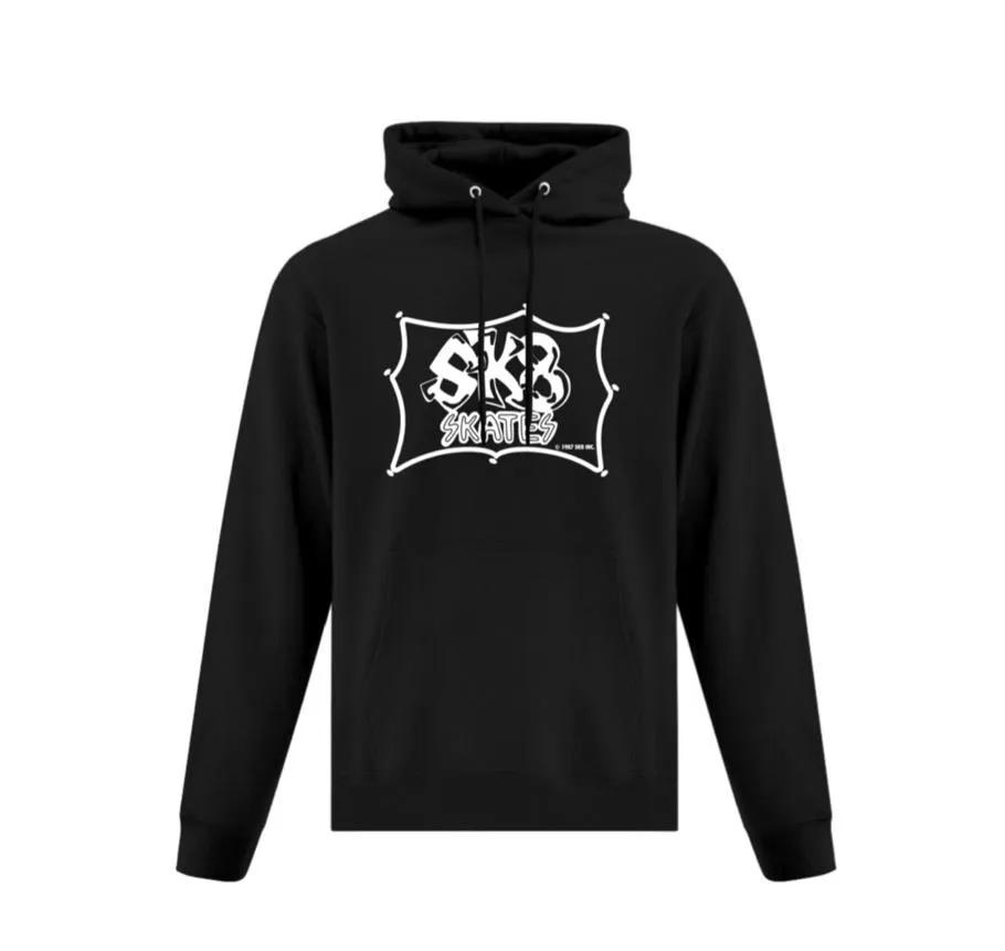 Sk8 Skates OG Logo Hoodie - Black/White