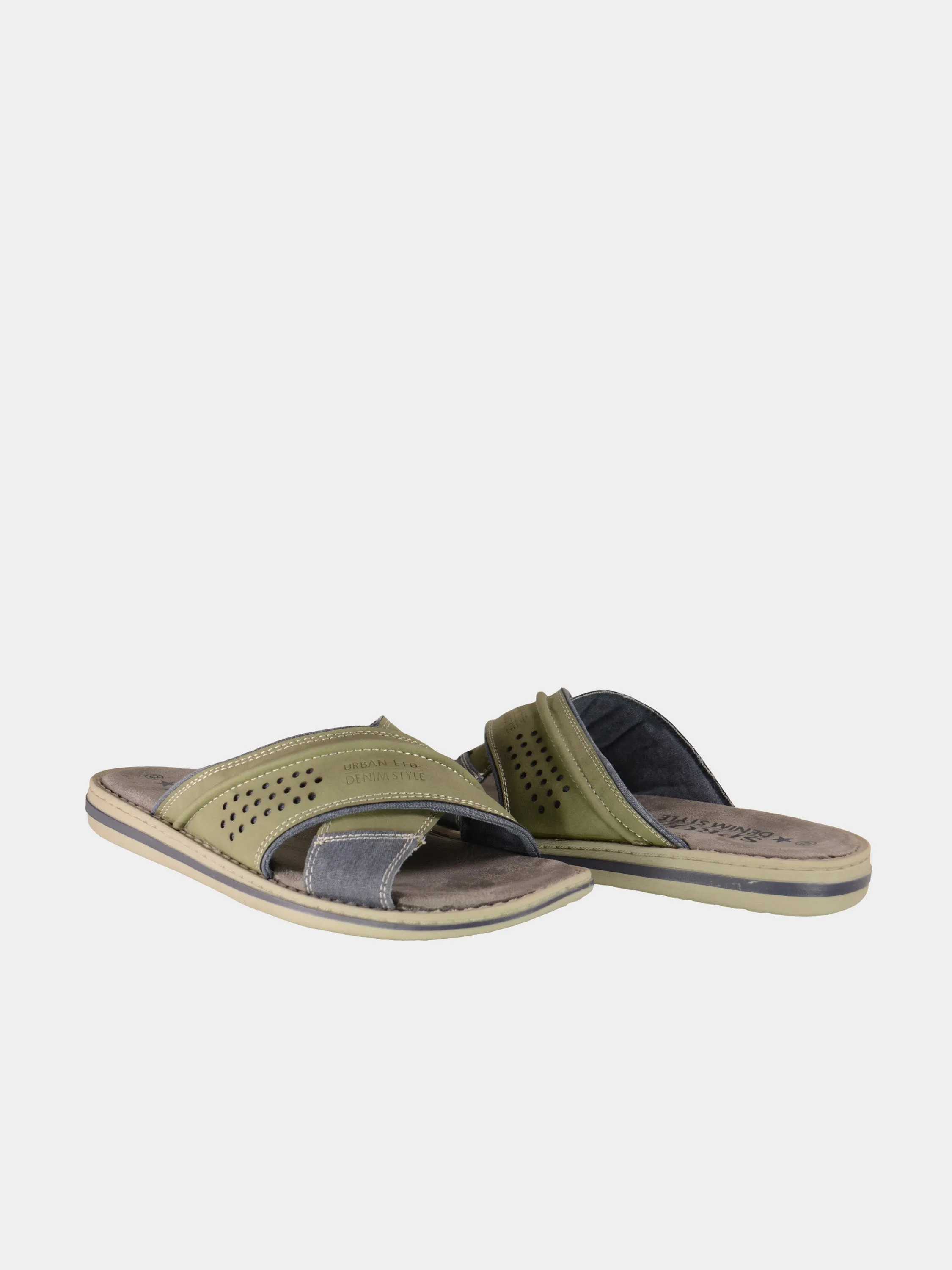 Sprox Men's Suede Slider Sandals