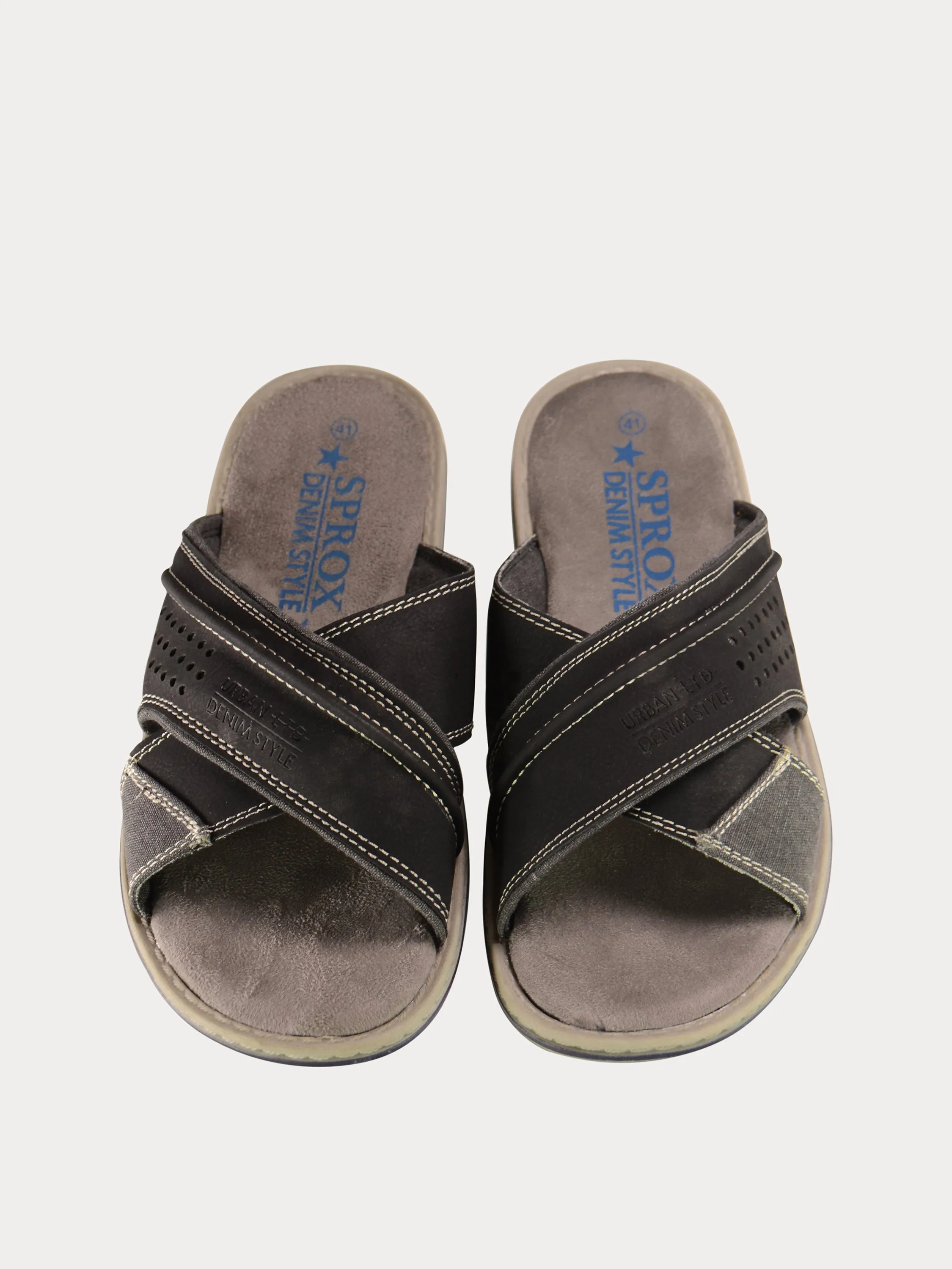 Sprox Men's Suede Slider Sandals