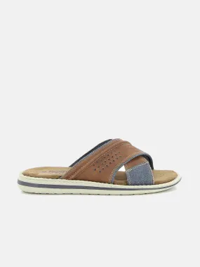 Sprox Men's Suede Slider Sandals