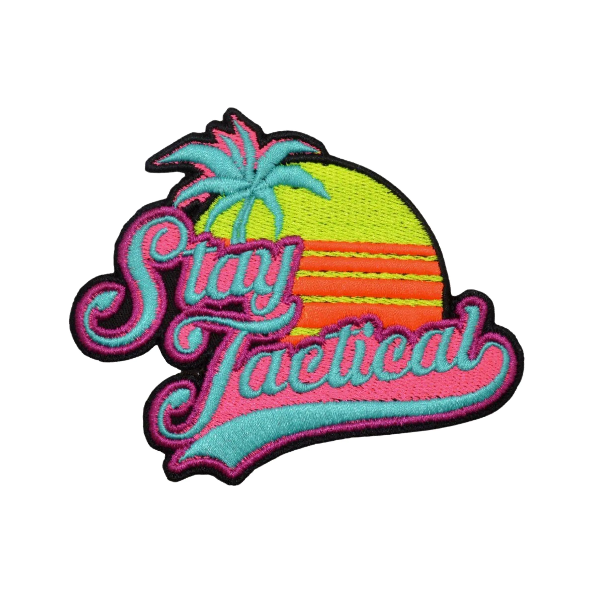 Stay Tactical Synthwave Patch