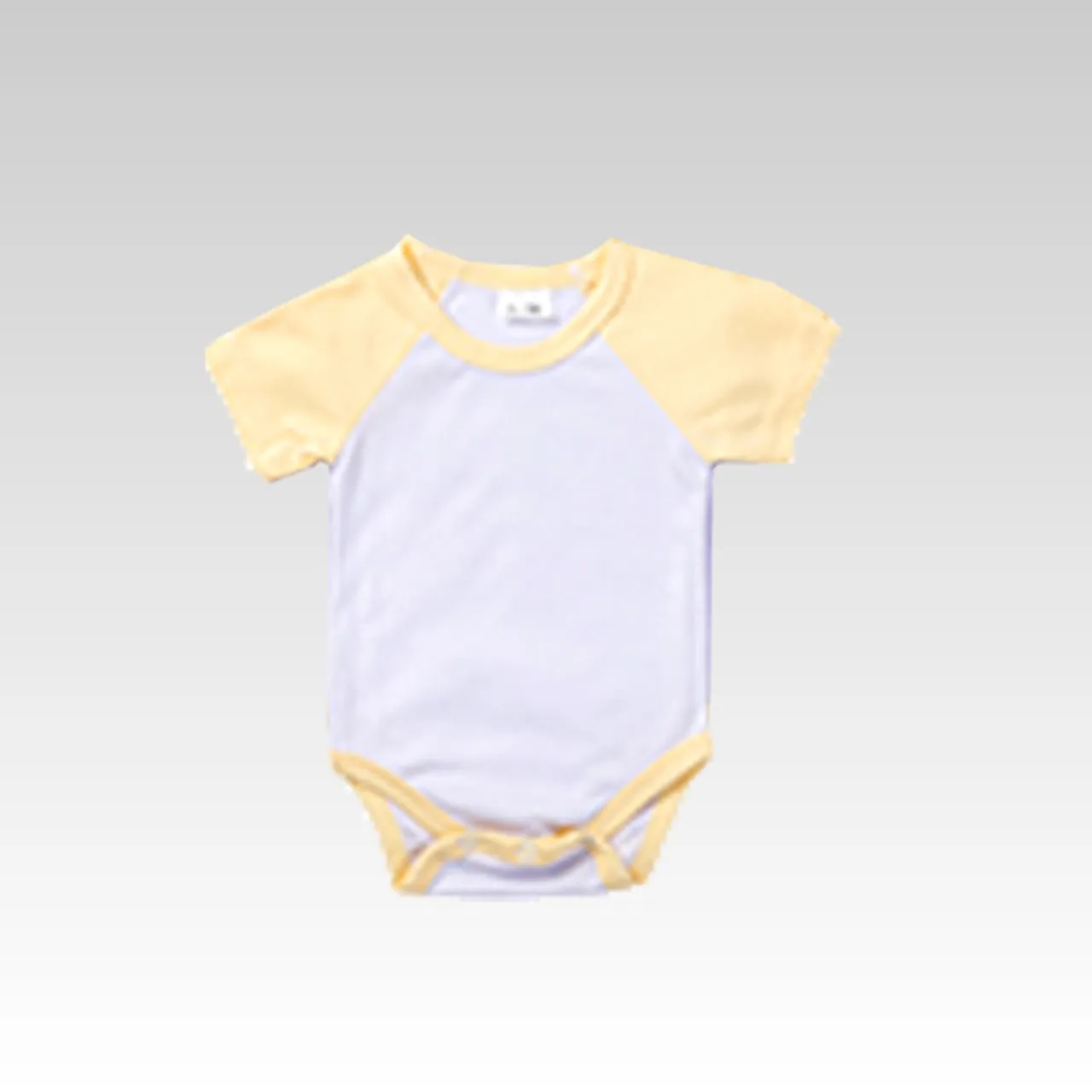 Sublimation Baby Raglans Size 0-3 Months