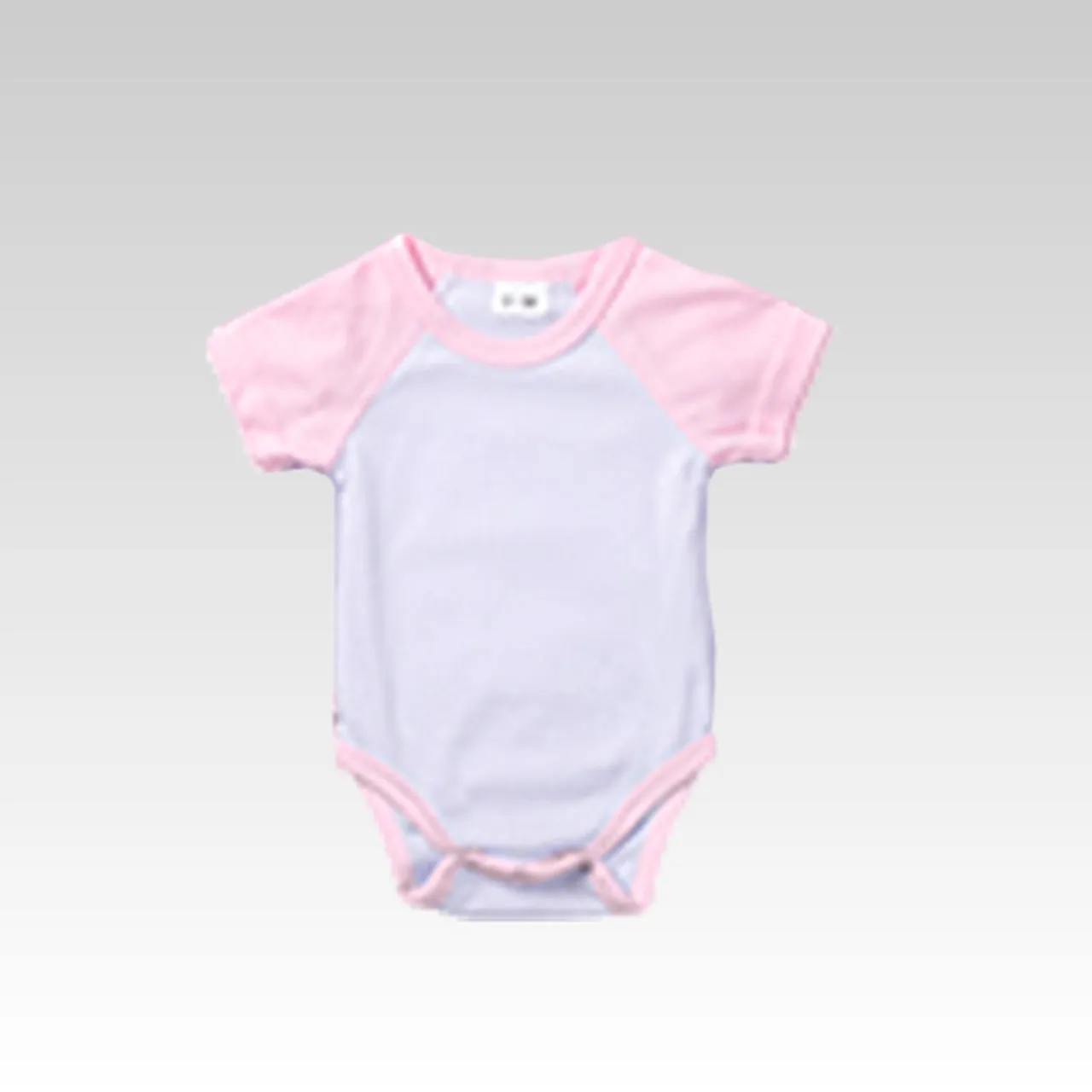 Sublimation Baby Raglans Size 0-3 Months