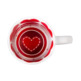 Sublimation Mug With Heart Design Inside 11 oz