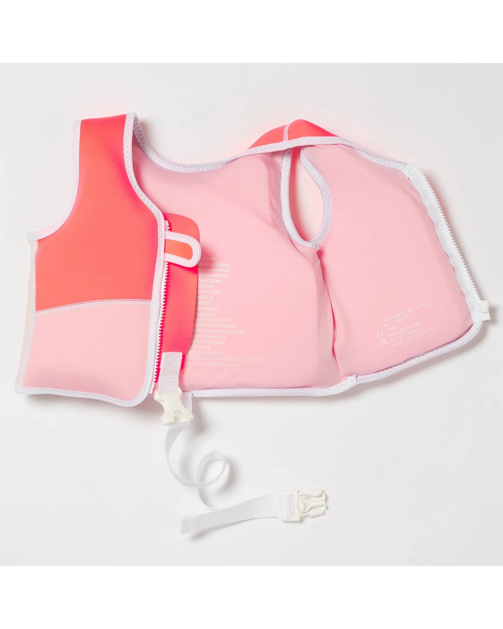 Sunnylife Melody the Mermaid Swim Vest 1-2 Neon Strawberry