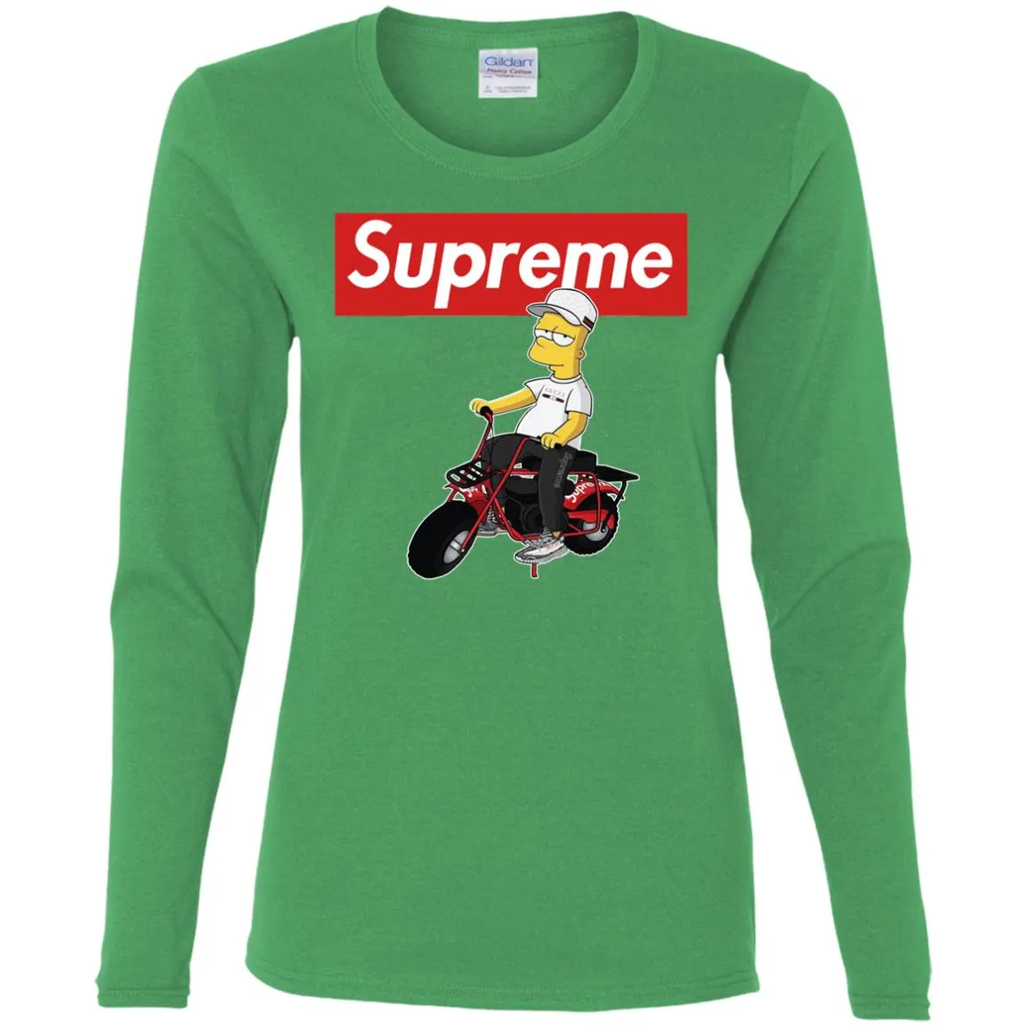 Supreme Car T-shirt Women Long Sleeve Shirt