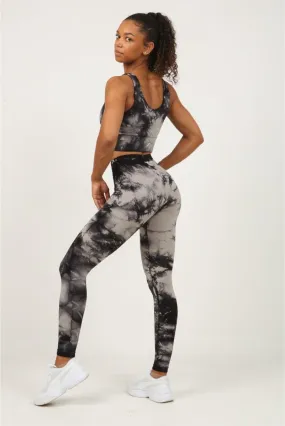 Tie Dye Gym Set - Smoky Charcoal