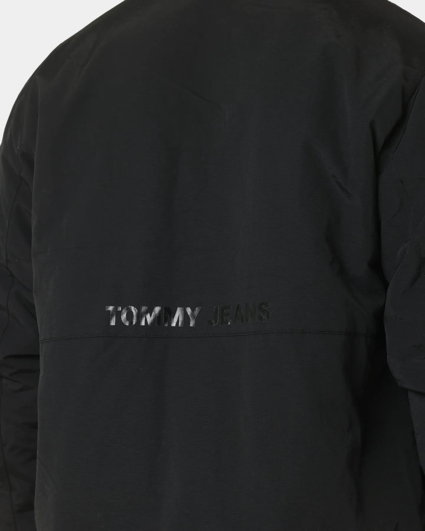 Tommy Jeans Reversible Sherpa Jacket Black