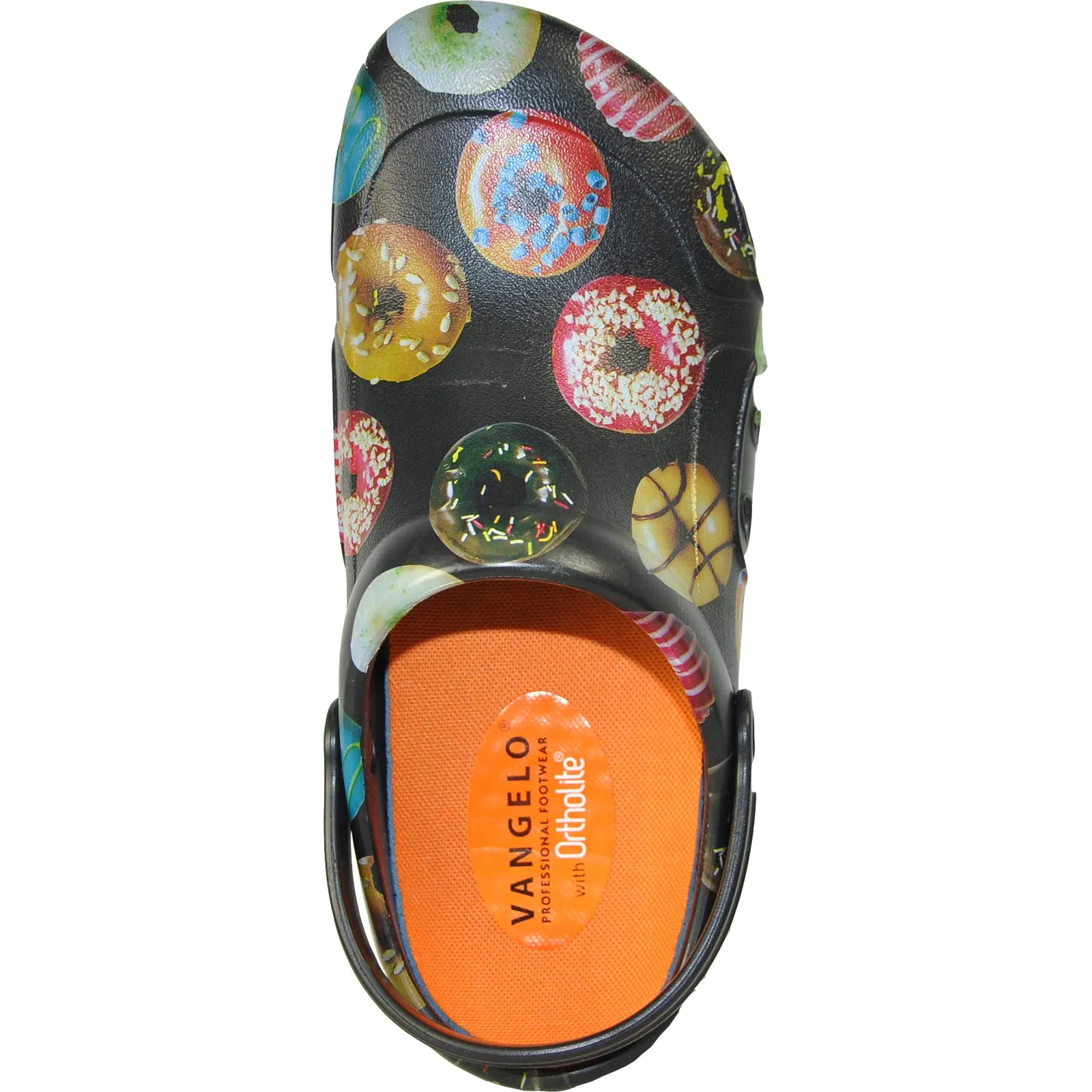 VANGELO Women Slip Resistant Clog RITZ Donuts