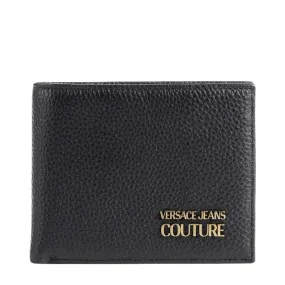 Versace Jeans Couture Black Logo Coin Billford Wallet