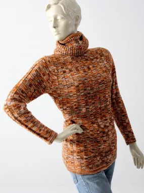 vintage 70s turtleneck sweater