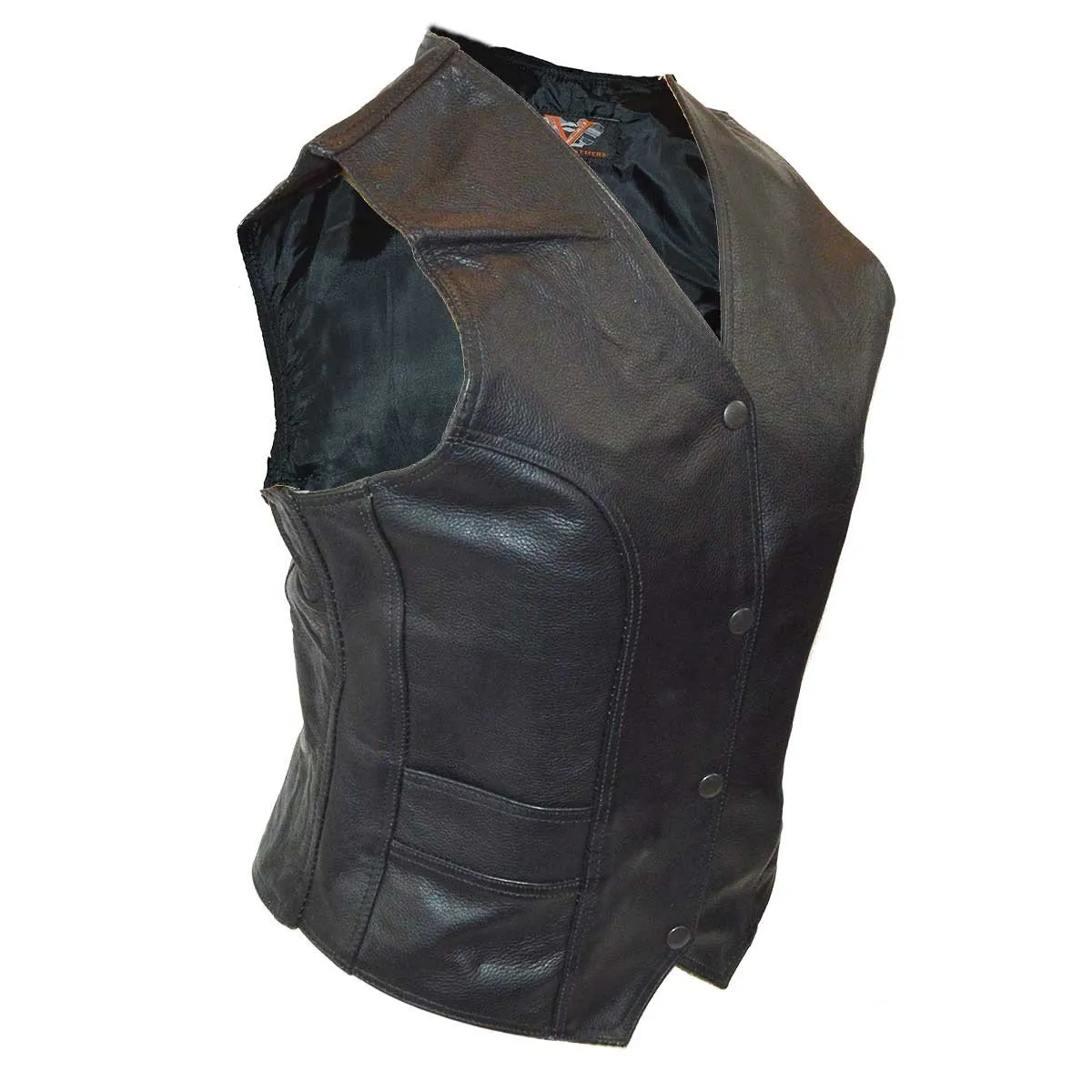 VL1050 Ladies Plain Side Vest with Gun Pockets