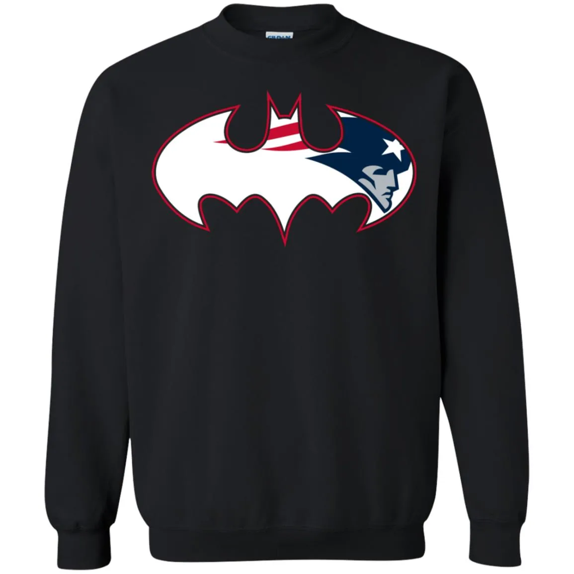 We Are The New England Patriots Batman Nfl Mashup Crewneck Pullover Sweatshirt